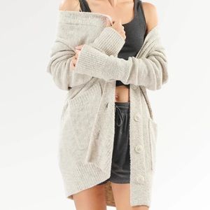 Great condition Faceplant Bamboo Plush Button-Up Cardigan. Size S/M.